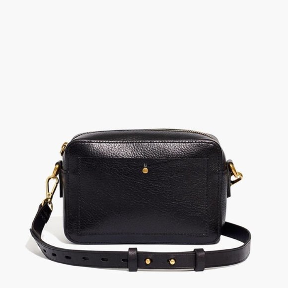 Madewell Handbags - Madewell Transport Camera Bag Black Leather